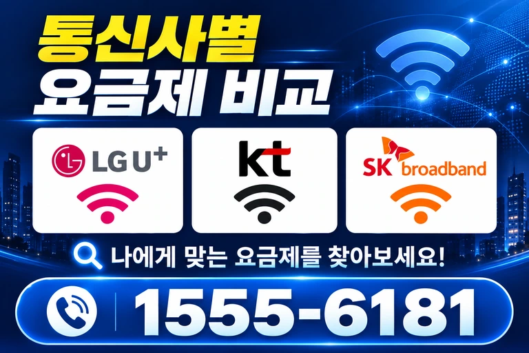 안성시 죽산면 장원리 통신사별 요금제 비교